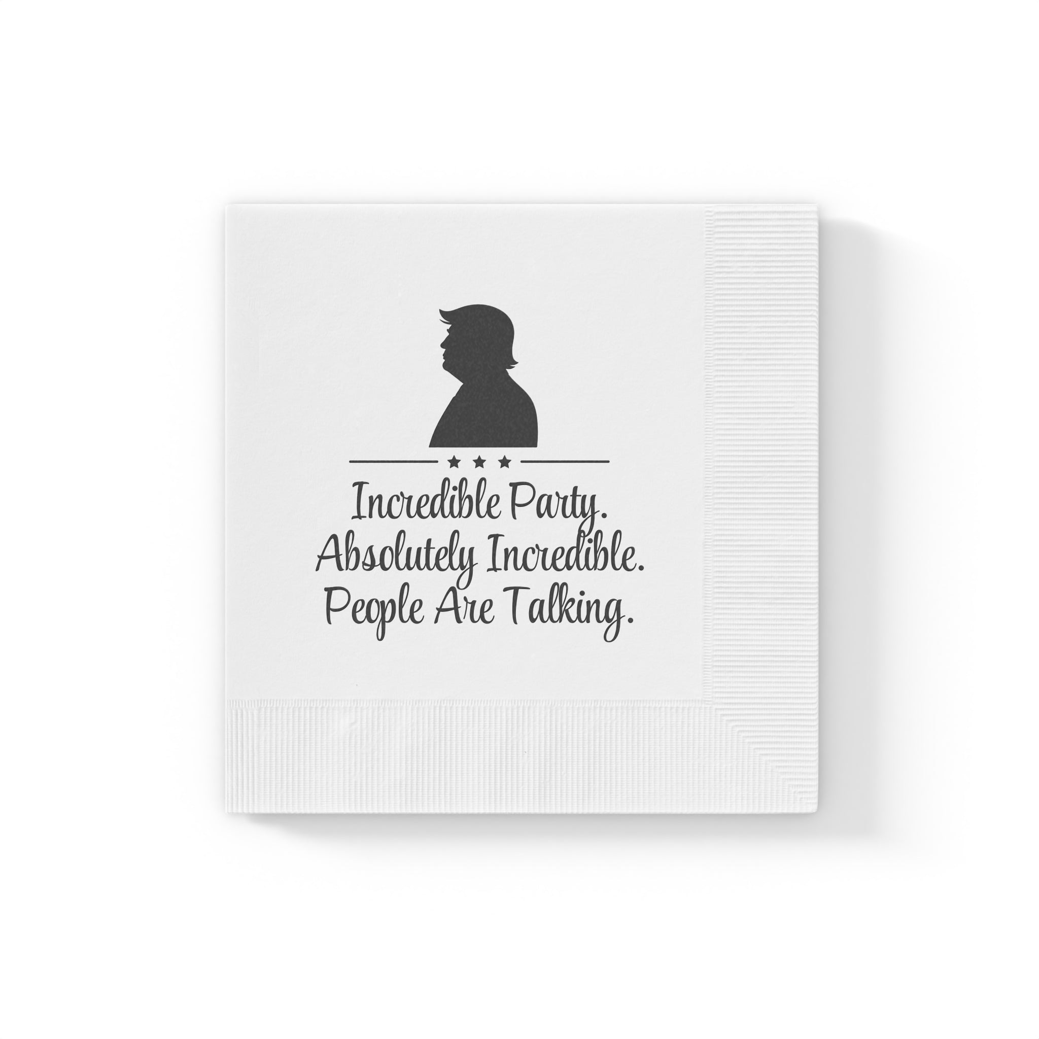 Incredible Party. Absolutely Incredible. Parody Party Napkins