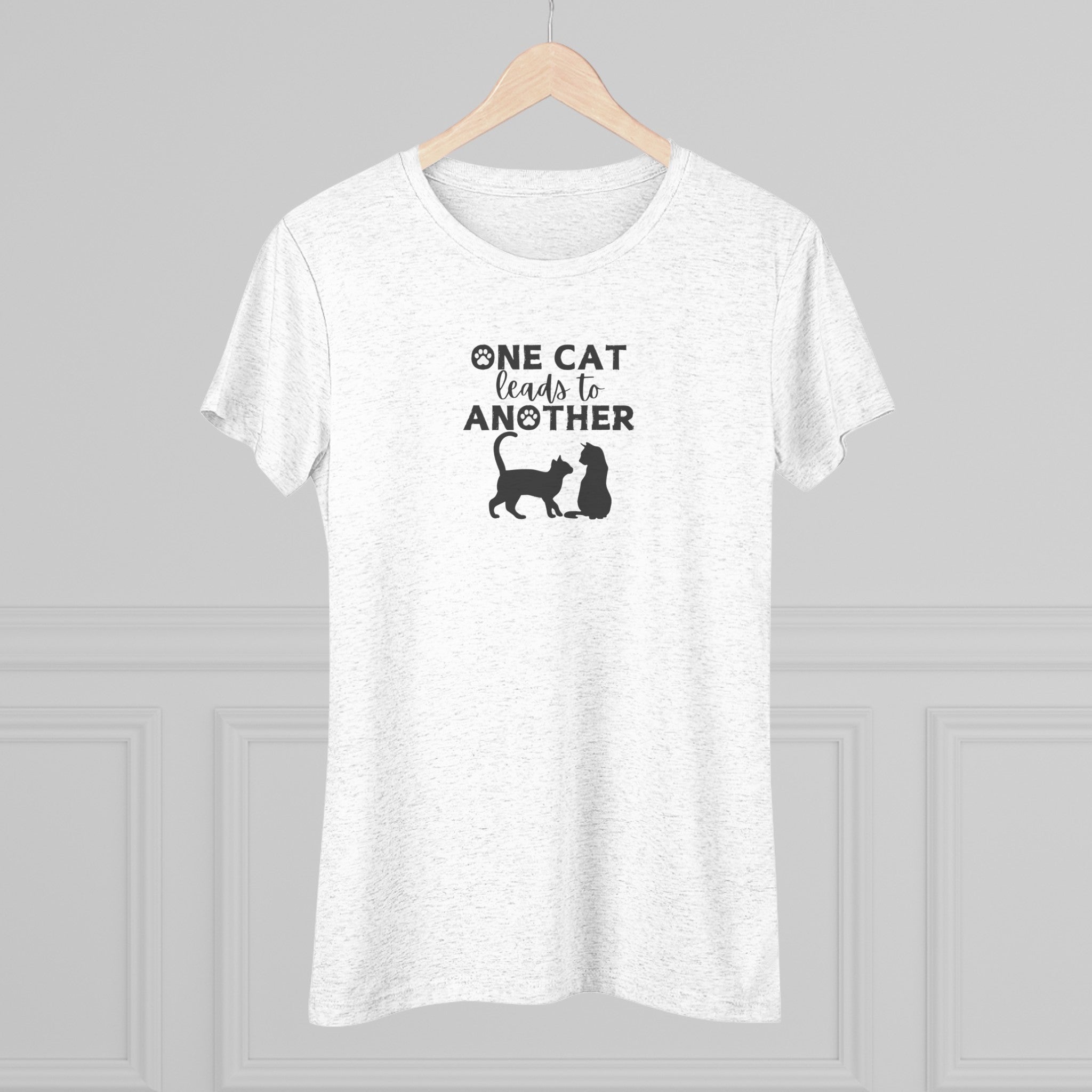 One Cat Women's Triblend Tee - T - Shirt - Epileptic Al’s Shop