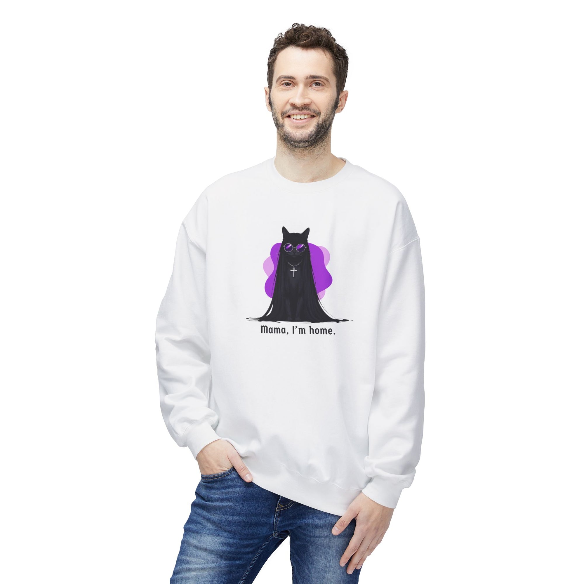 Mama I'm Home Ozzy Cat Sweatshirt