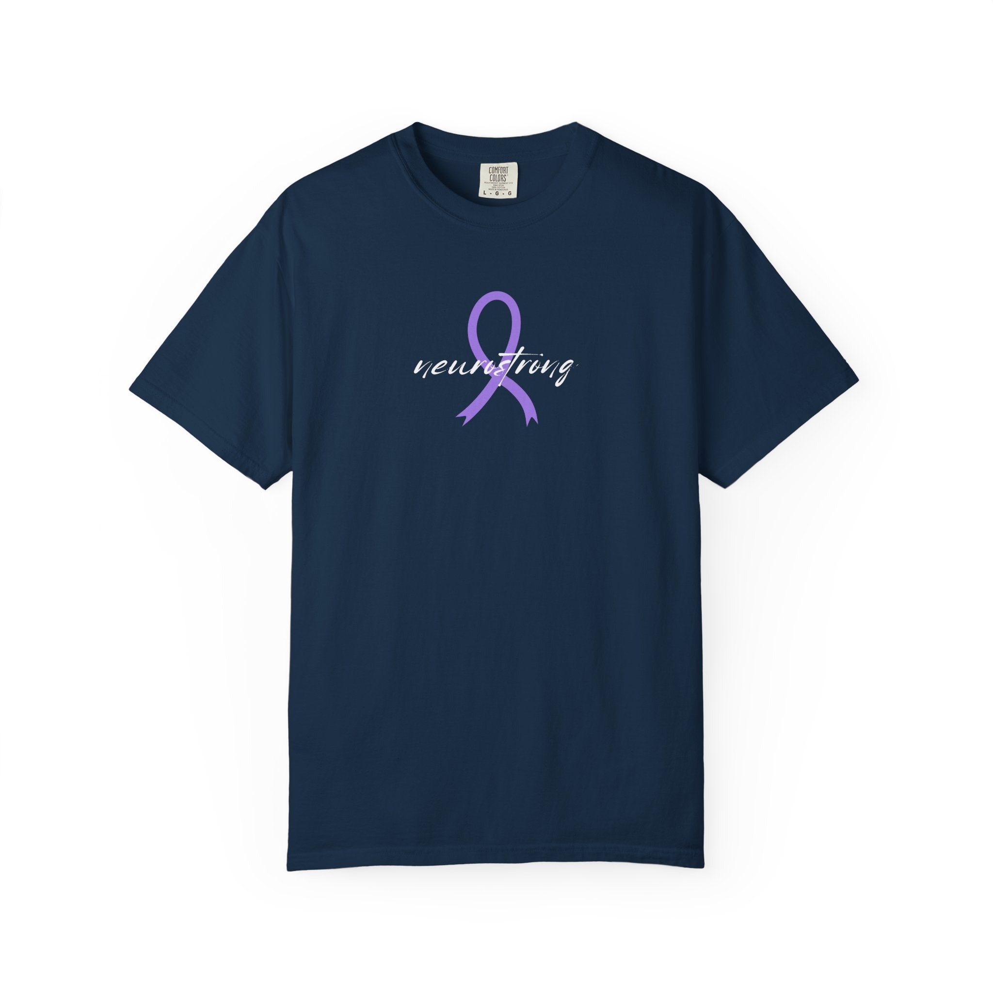 Neurostrong Epilepsy Awareness T-Shirt | Purple Ribbon Tee