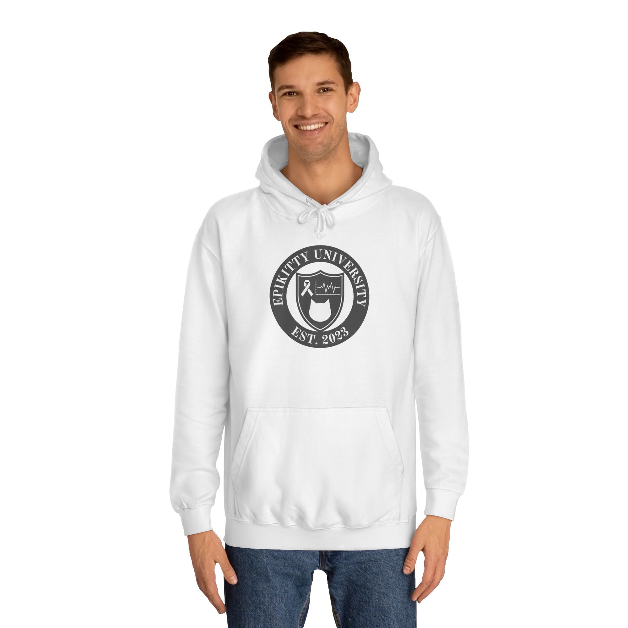 EpiKitty University Unisex College Hoodie - Hoodie - Epileptic Al’s Shop