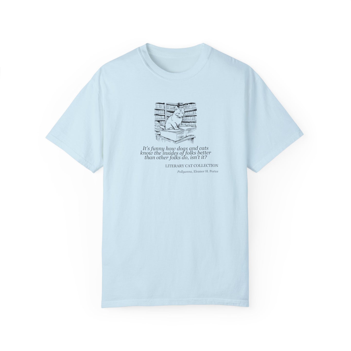 Literary Cat Unisex T-Shirt - Pollyanna