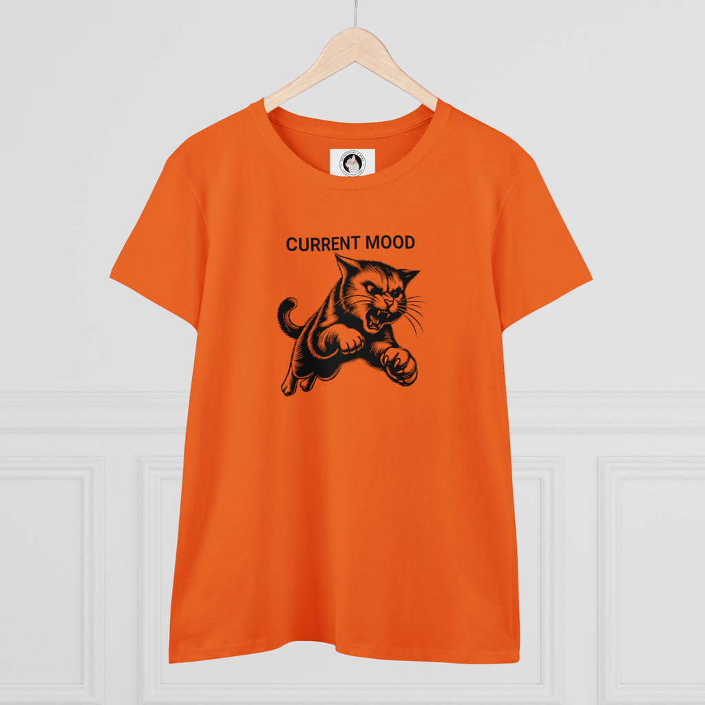 Current Mood: Fightin' Women's Midweight Cotton Tee