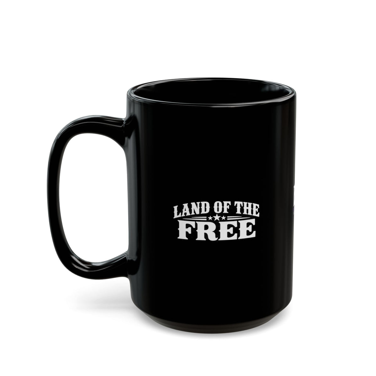 Home of the Opinionated Black Ceramic Mug | Funny Political Humor Coffee Cup | 11 oz & 15 oz