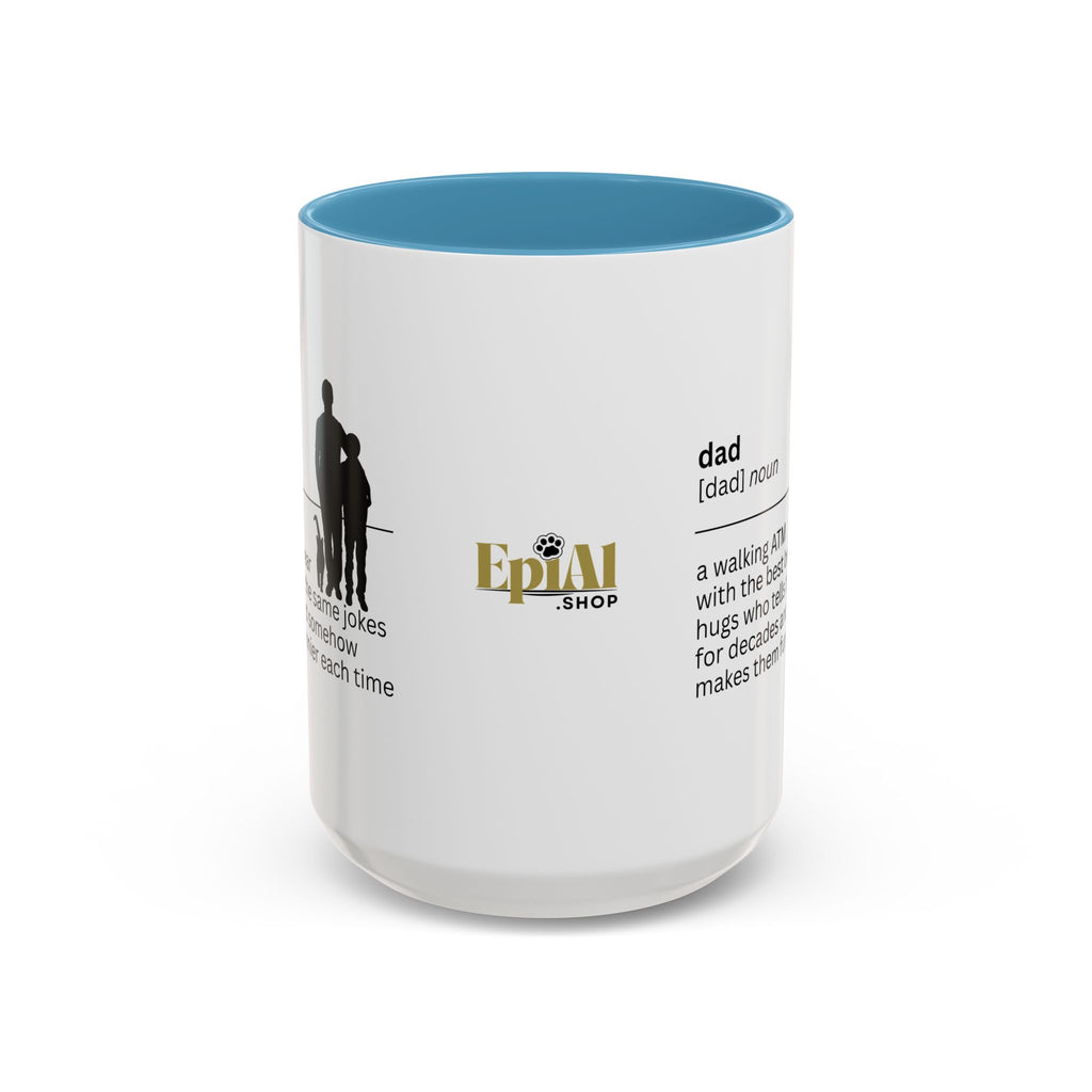 Dad ATM Accent Coffee Mug - Perfect Gift for Dads