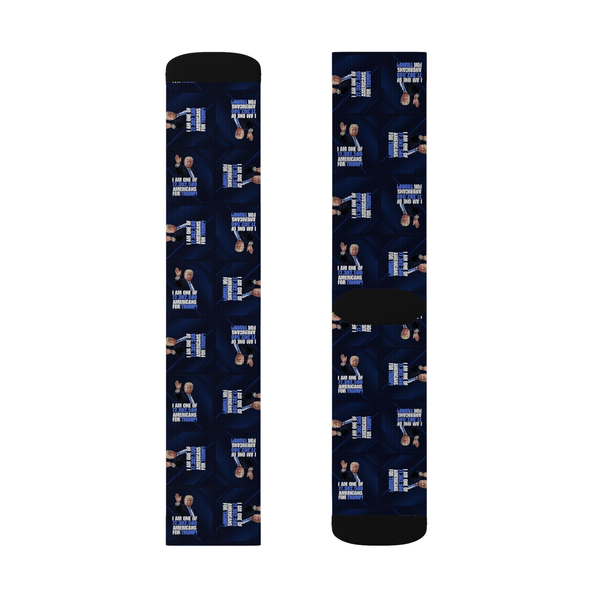 Fun Sublimation Socks - American for Trump Design Printify