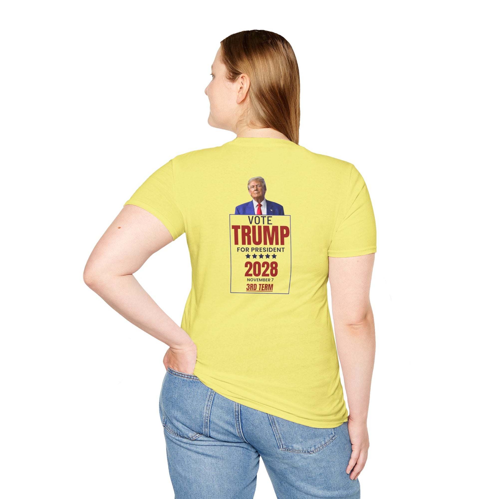 Trump 2028 Unisex Softstyle T-Shirt - Trump for President