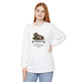 Raccoonnoisseur Garment-Dyed Long Sleeve Shirt | Funny Raccoon Graphic Tee