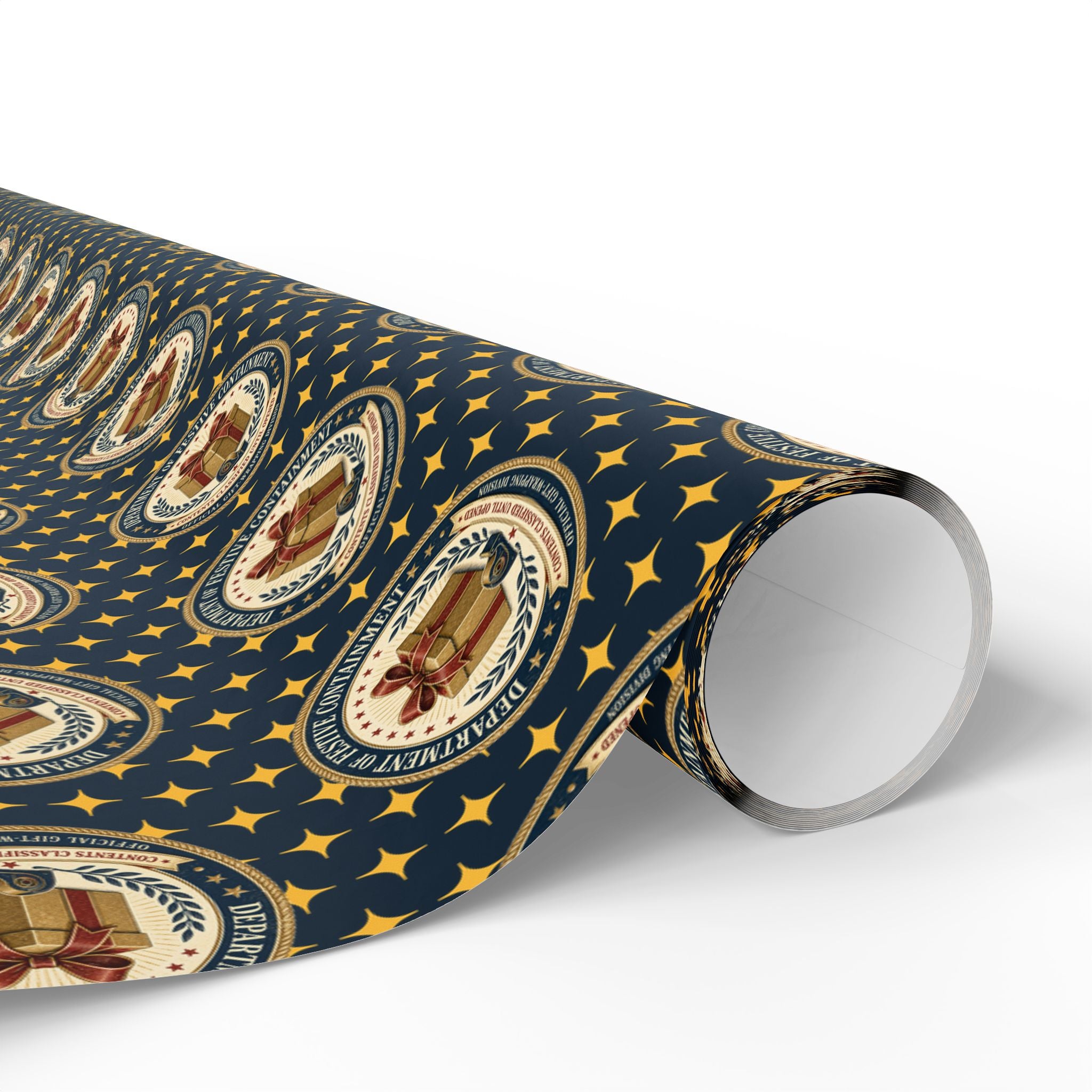 Department of Festive Containment Wrapping Paper Roll