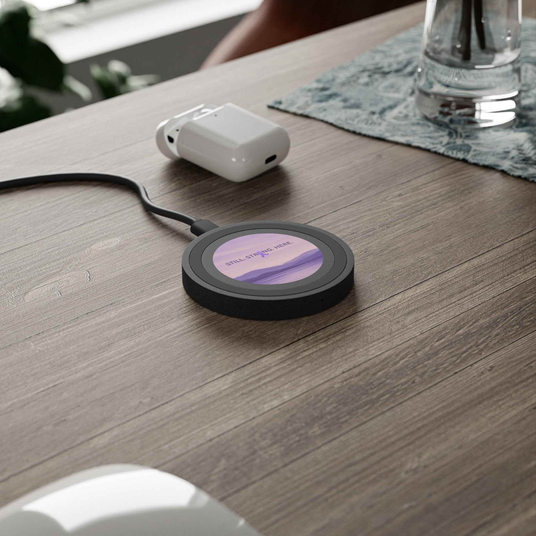 Epilepsy Awareness Wireless Charging Pad — “Still. Strong. Here.”