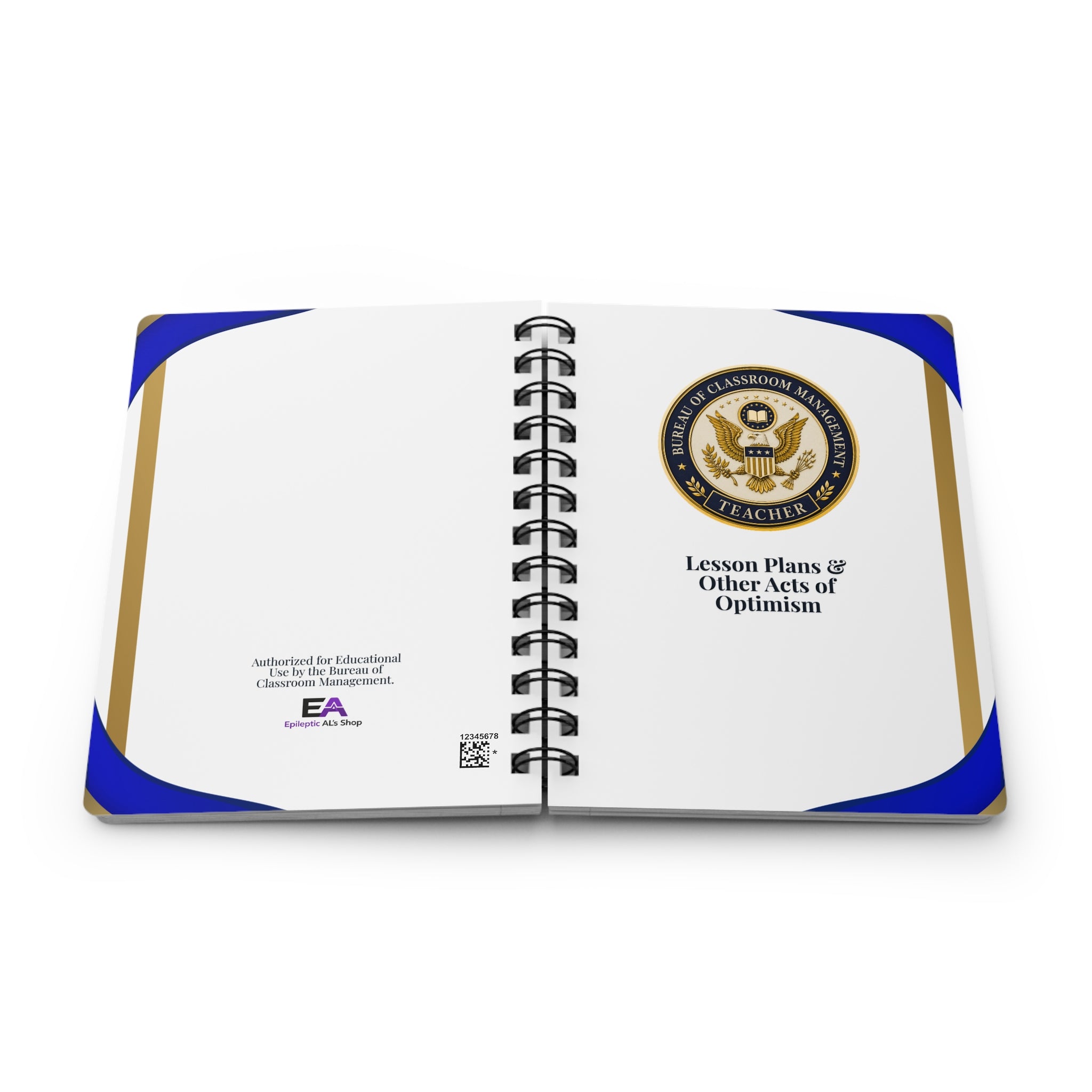 Classroom Management Lesson Plan Notebook