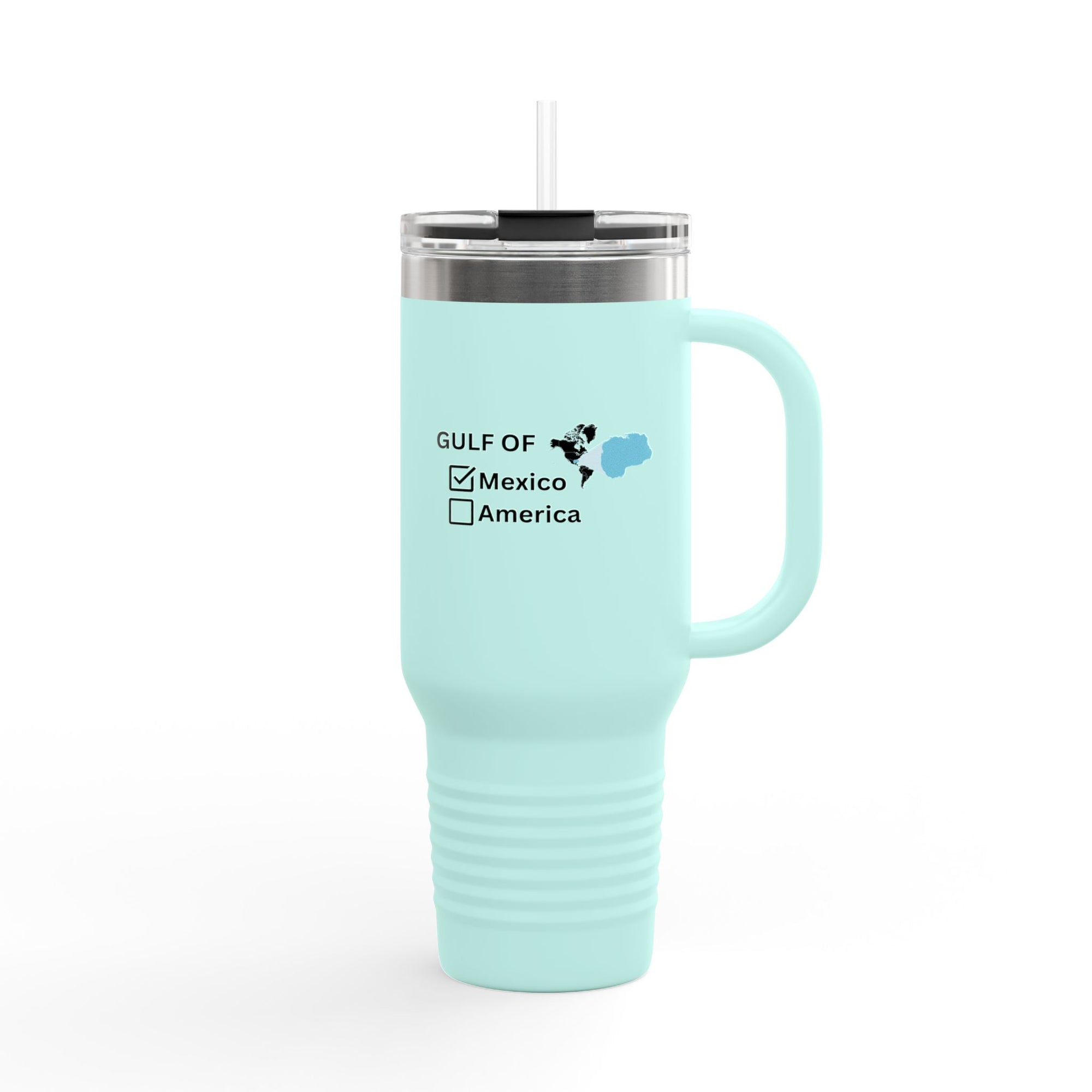 Gulf of Mexico Checkbox Insulated Travel Mug - 40oz