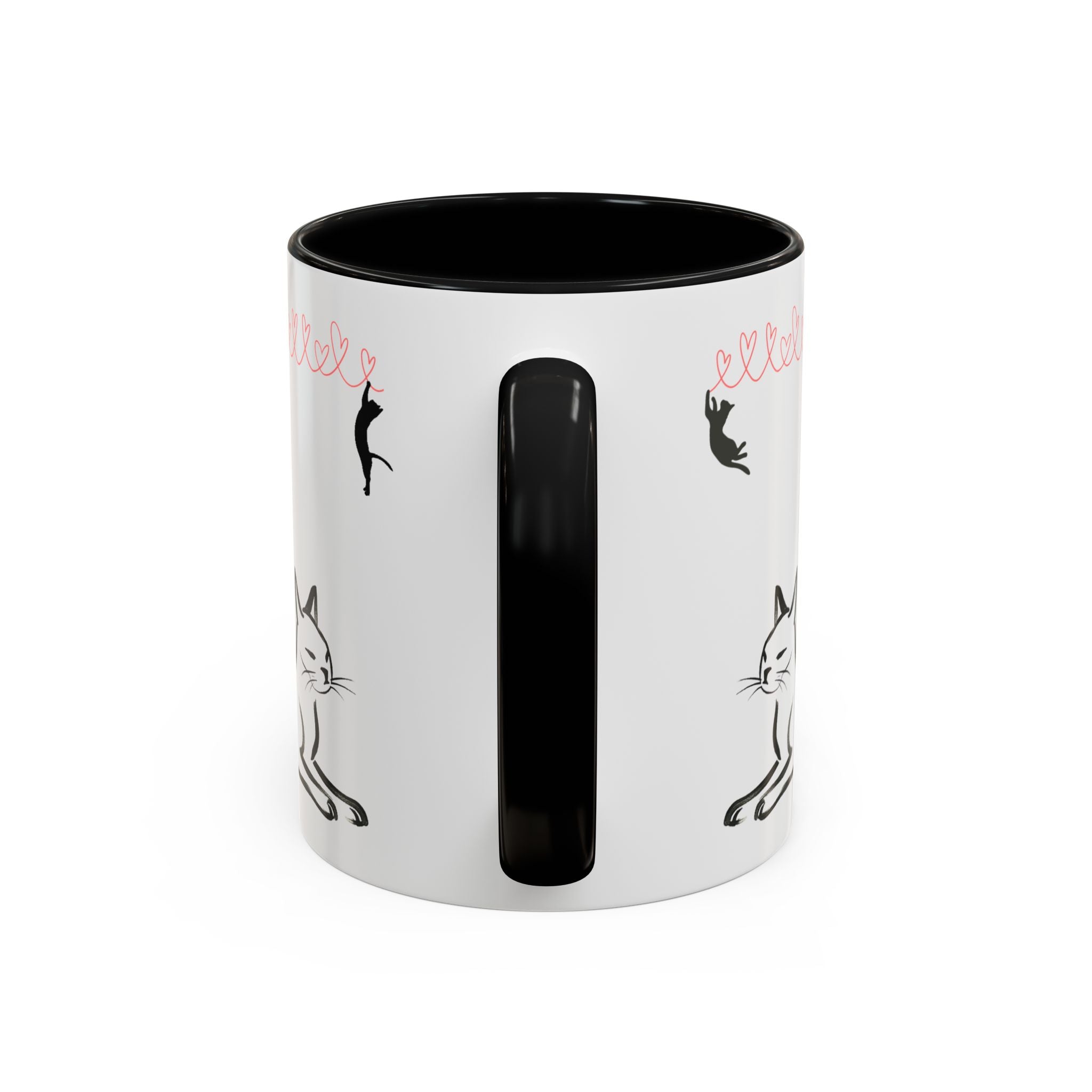 We Meet in the Middle Cat Wraparound Coffee Mug