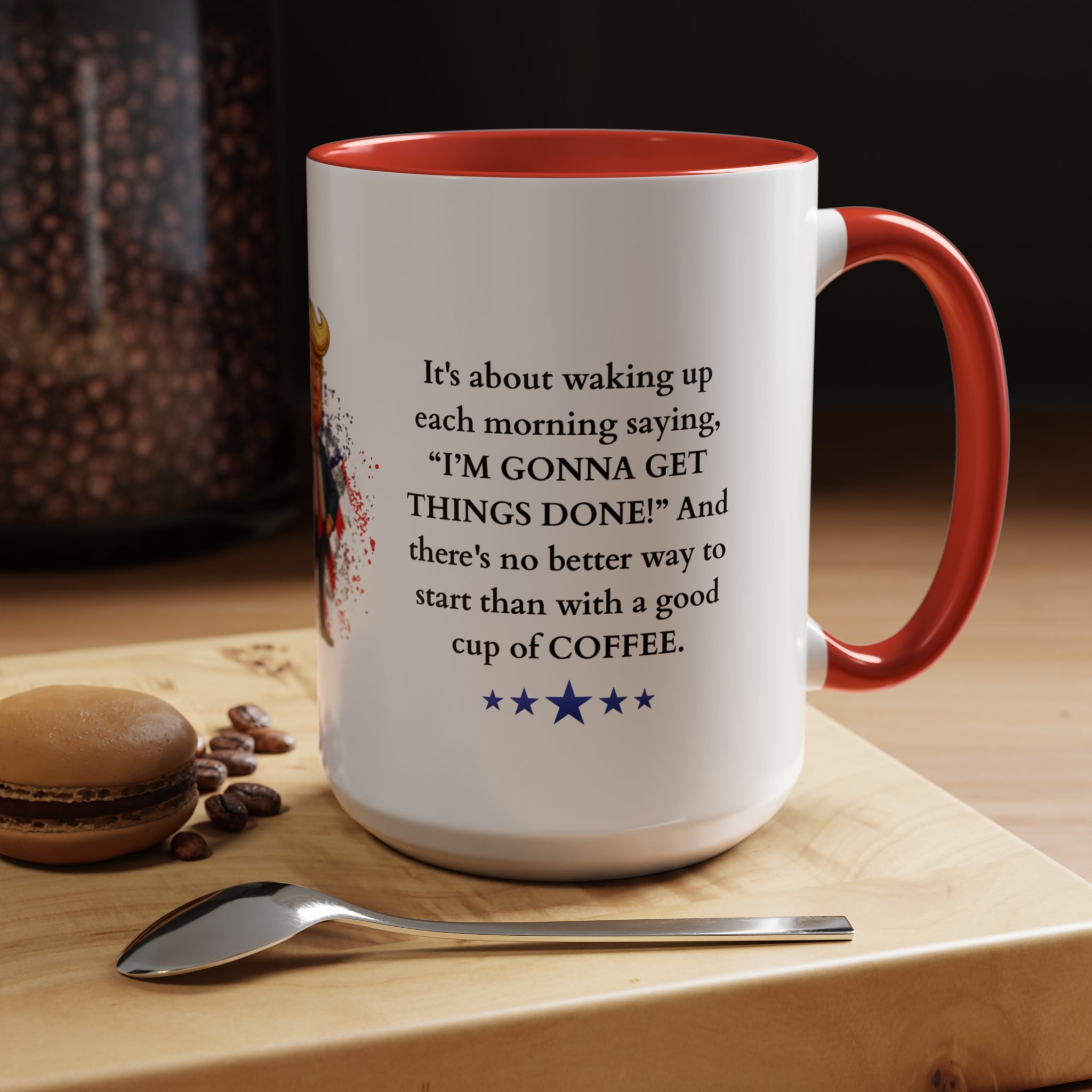 Political Parody Motivational Coffee Mug: Mocha Inspiration