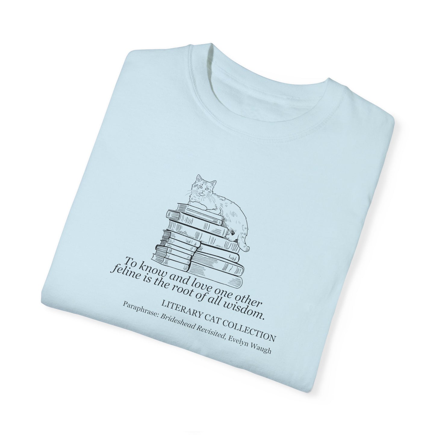 Literary Cat Unisex T-Shirt - Brideshead Revisited