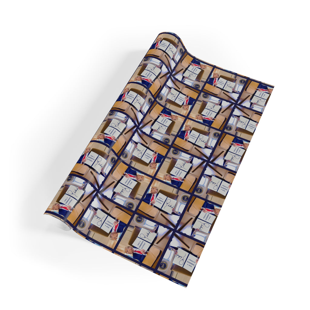 Trump Birthday Gift Wrapping Paper Roll - EpiAl's Shop