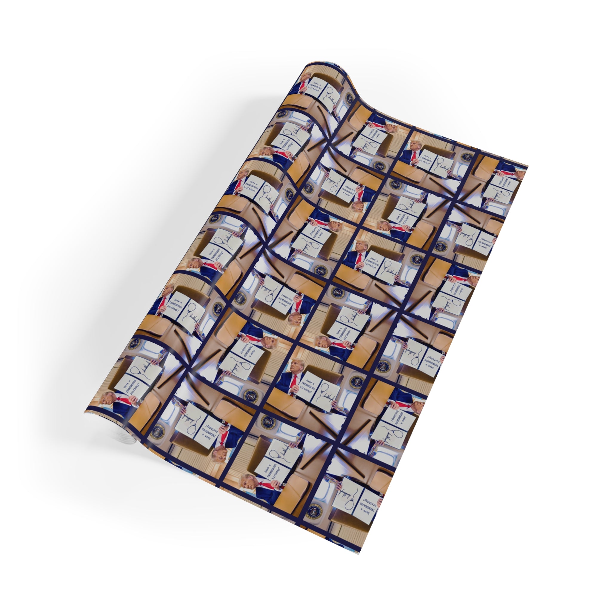 Trump Birthday Gift Wrapping Paper Roll - EpiAl's Shop