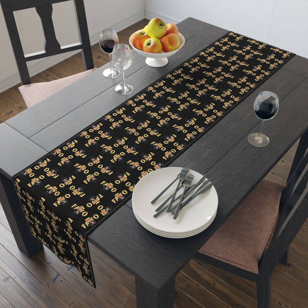 Brazen Political Parody Stylish Table Runner