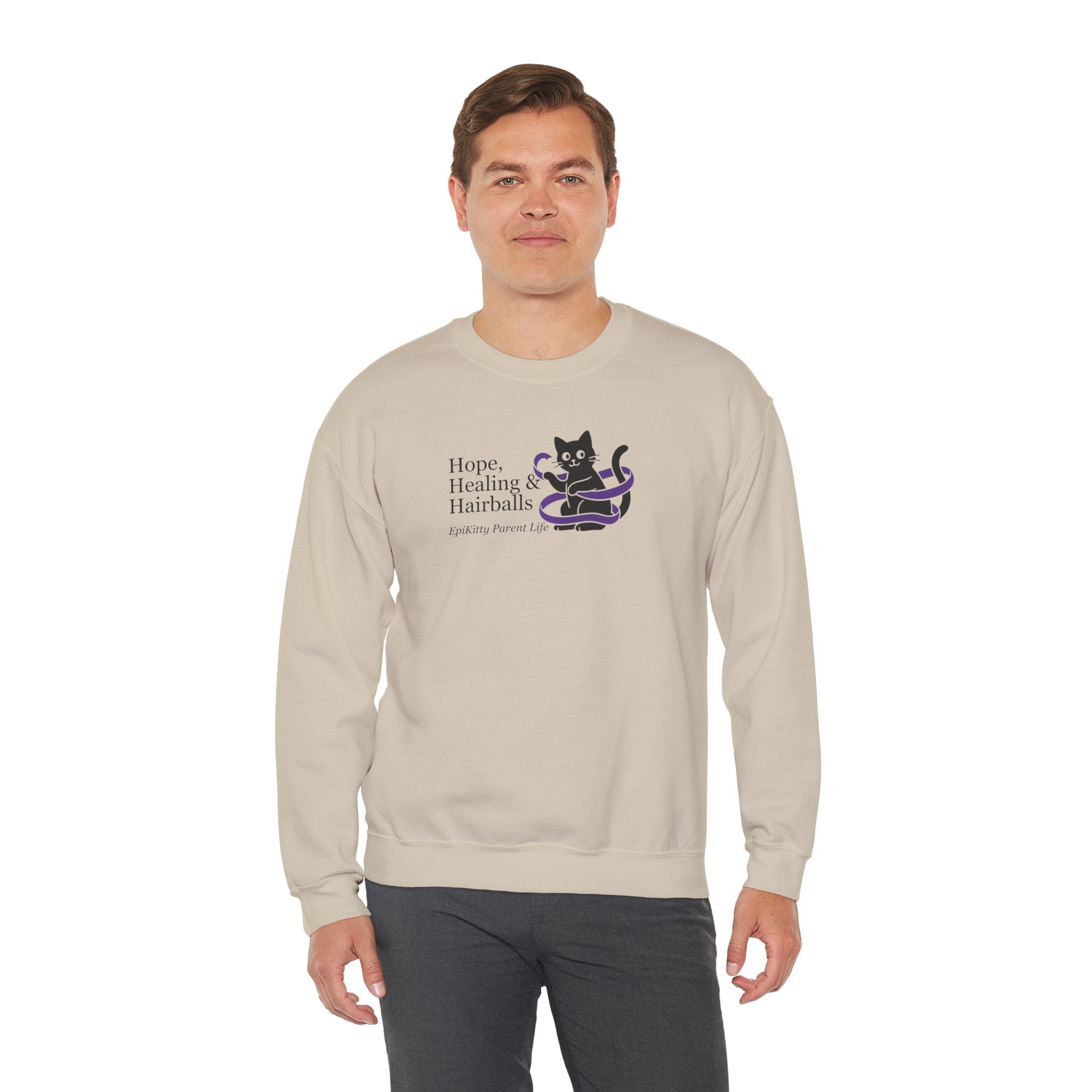 “Hope, Healing & Hairballs” Epikitty Parent Life Sweatshirt
