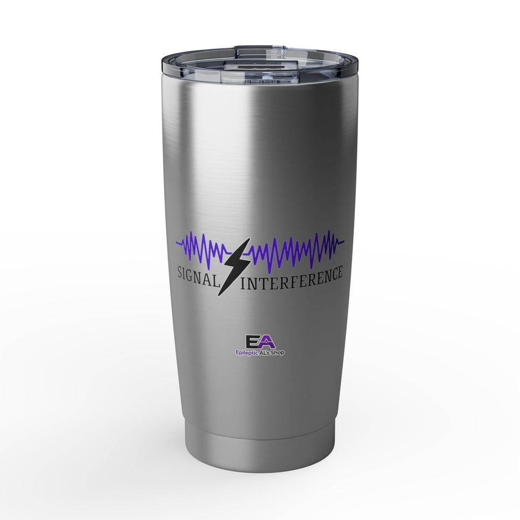 Signal Interference 20oz Stainless Steel Tumbler – Epilepsy Awareness Travel Cup