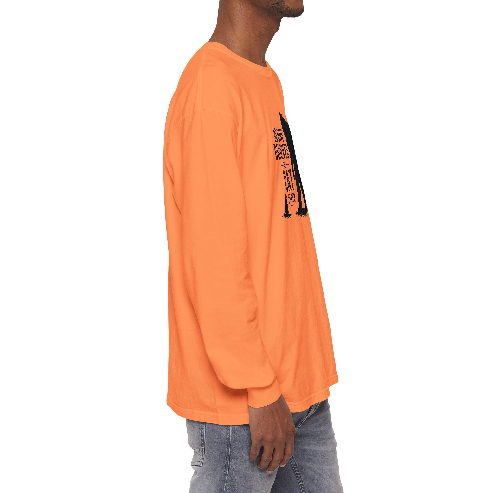 No One Believed the Cat Either Long Sleeve Shirt