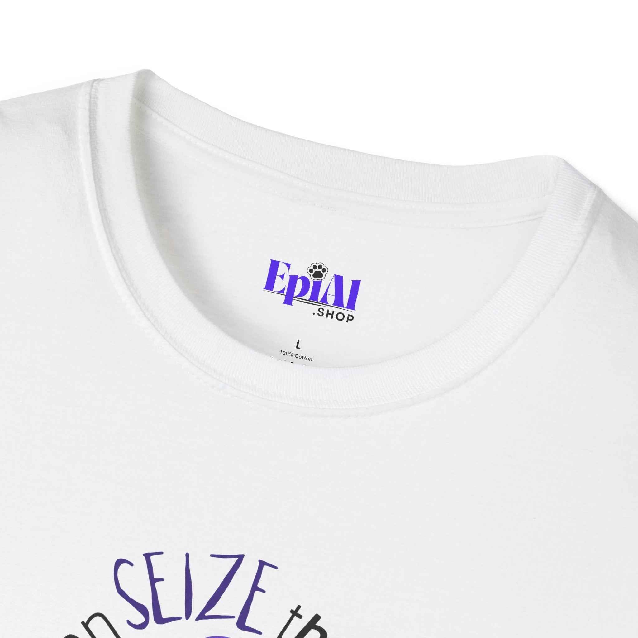 “I Can SEIZE the Day — Literally!” Epilepsy Awareness Pin Button (3