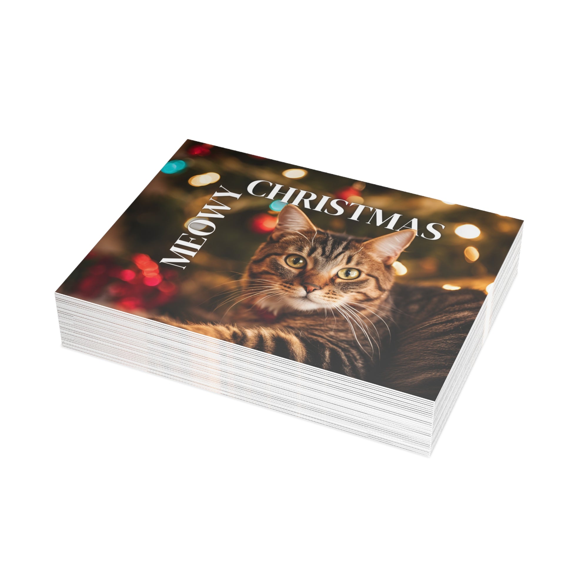Meowy Christmas Postcard Bundles (envelopes included)