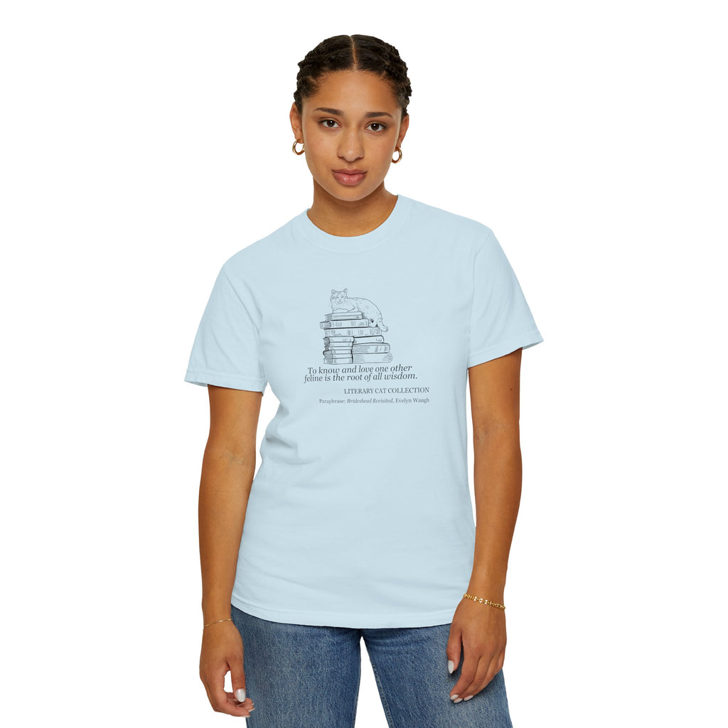 Literary Cat Unisex T-Shirt - Brideshead Revisited