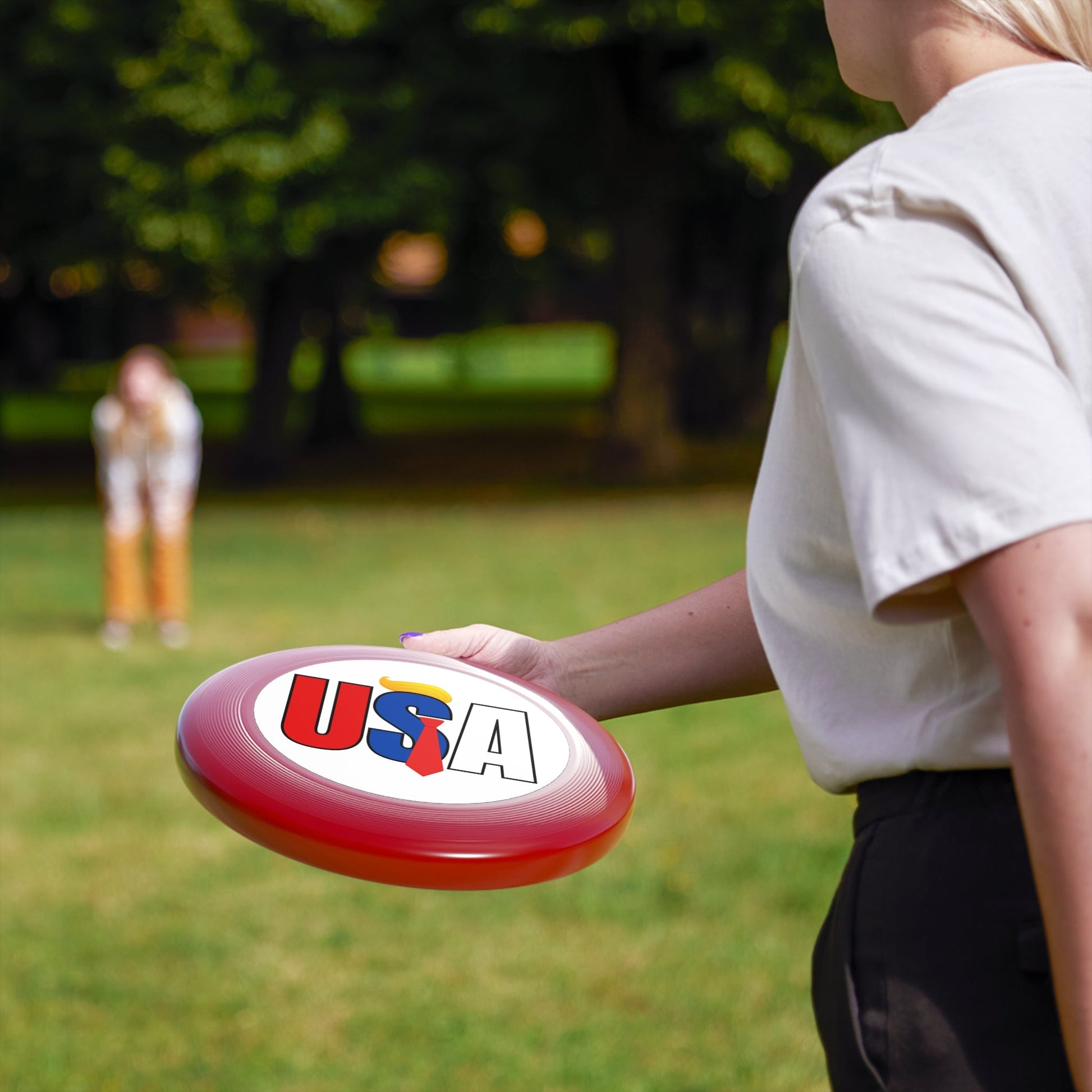 Fun Trump USA Design Wham-O Frisbee Printify