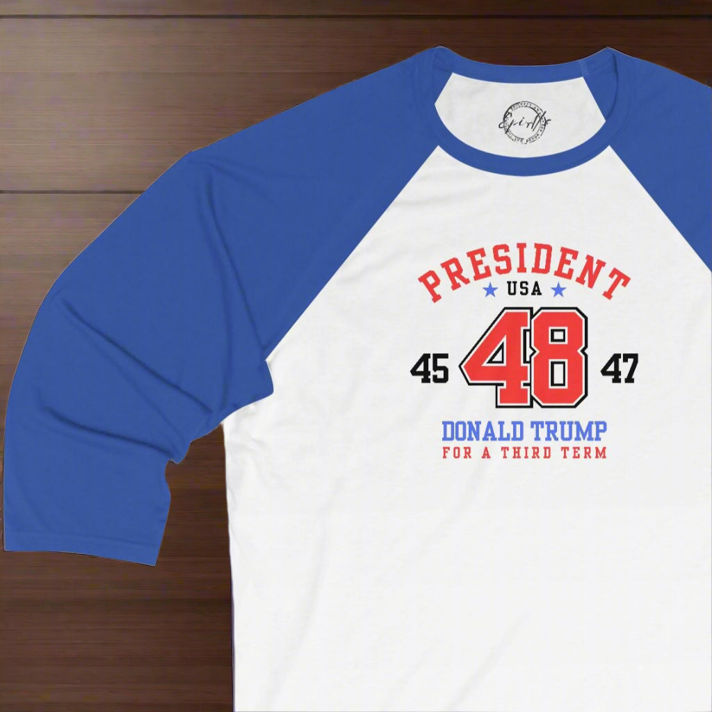 Patriotic Third Term Baseball Tee