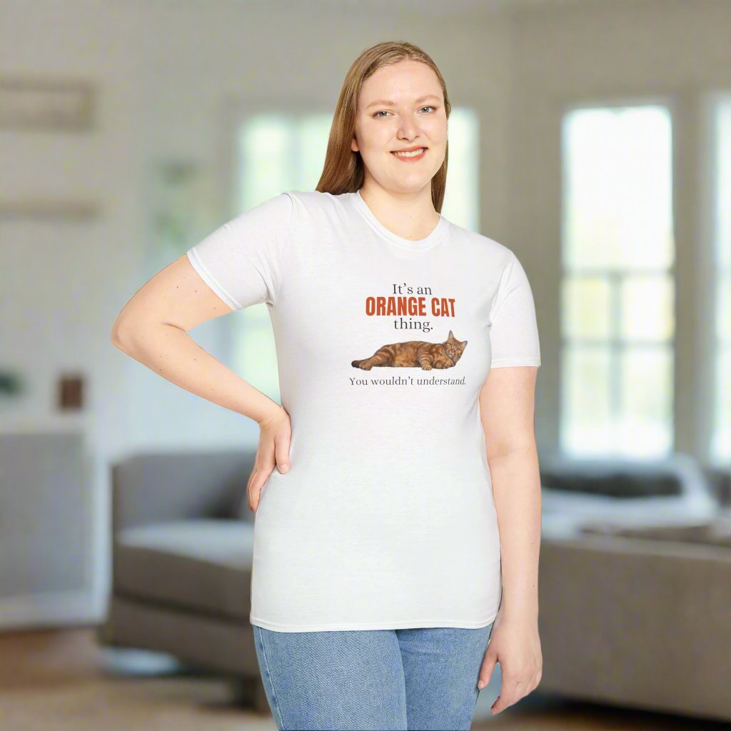 It's an Orange Cat Thing Unisex Softstyle T-Shirt