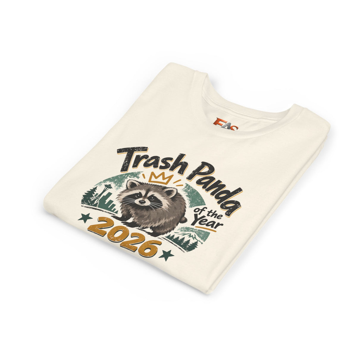Trash Panda of the Year 2026 Youth T-Shirt | Jimothy-Inspired Raccoon Tee