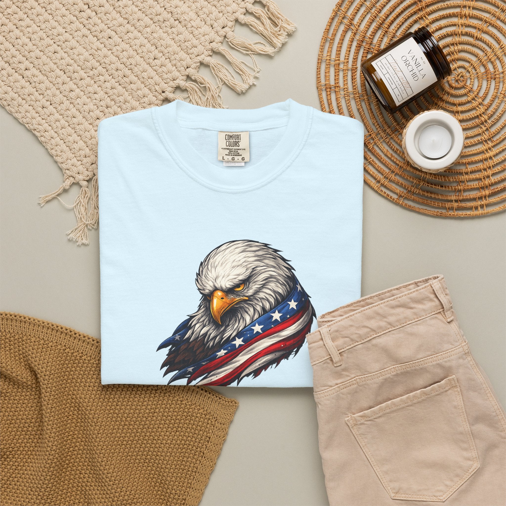 Eagle of Quiet Resolve Heavyweight T-Shirt