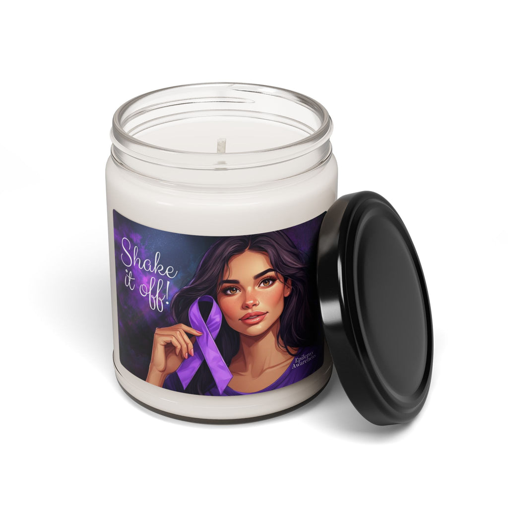 Shake it Off Scented Soy Candle | Epilepsy Awareness Decor