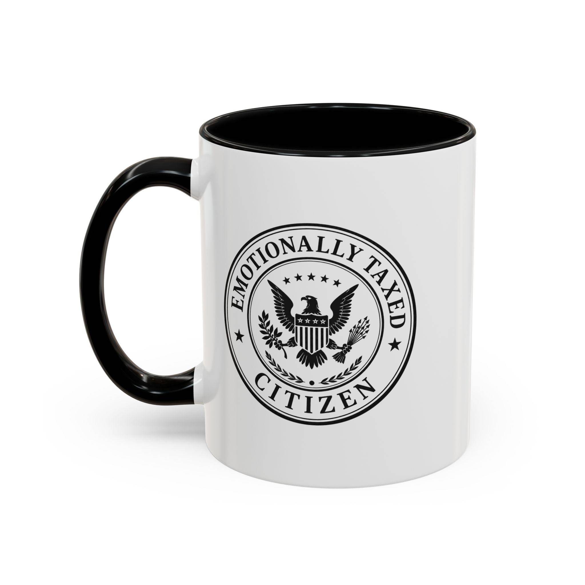 Emotionally Taxed Citizen Accent Mug | Existential Office Mug