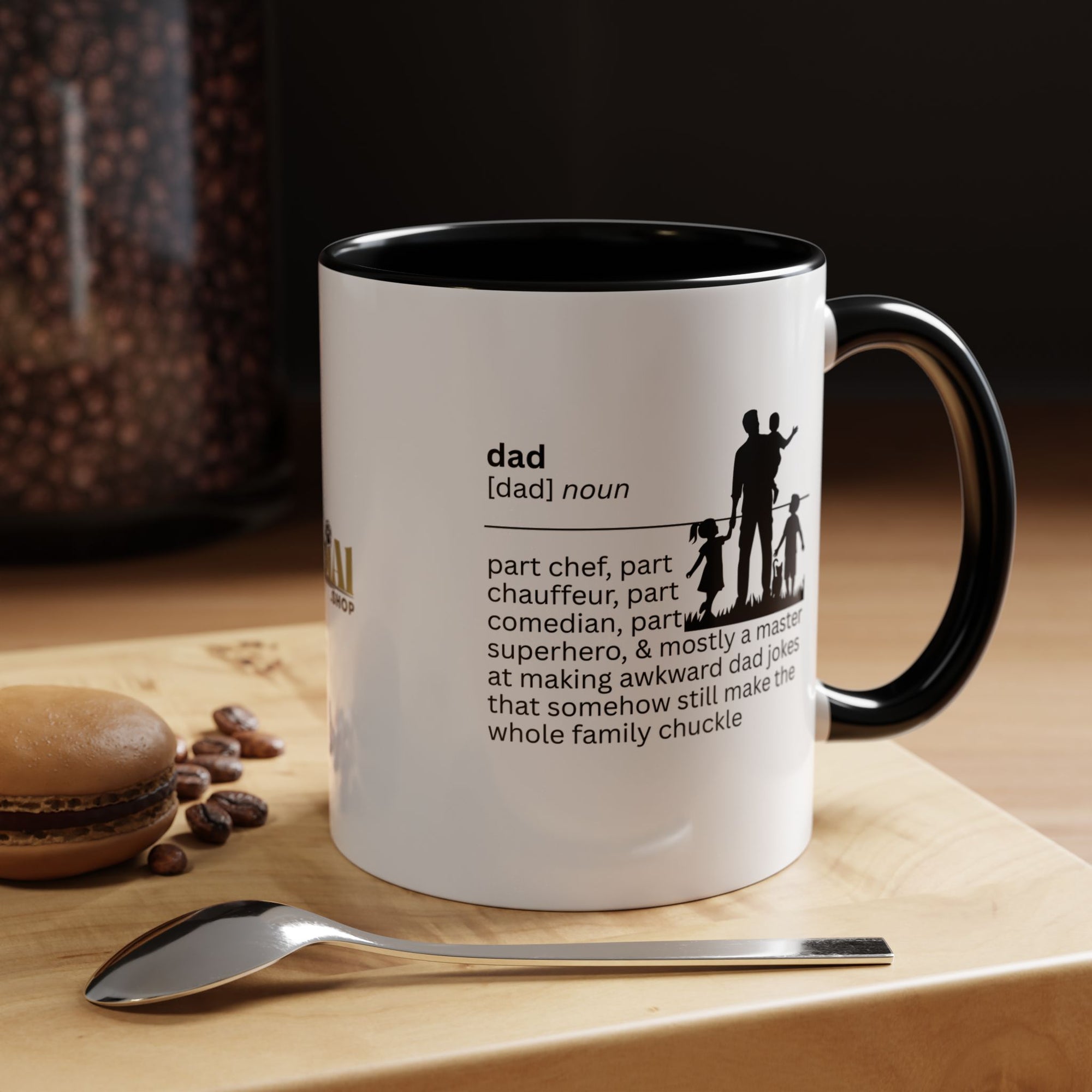 Dad Jokes Accent Coffee Mug - Perfect Gift for Dads