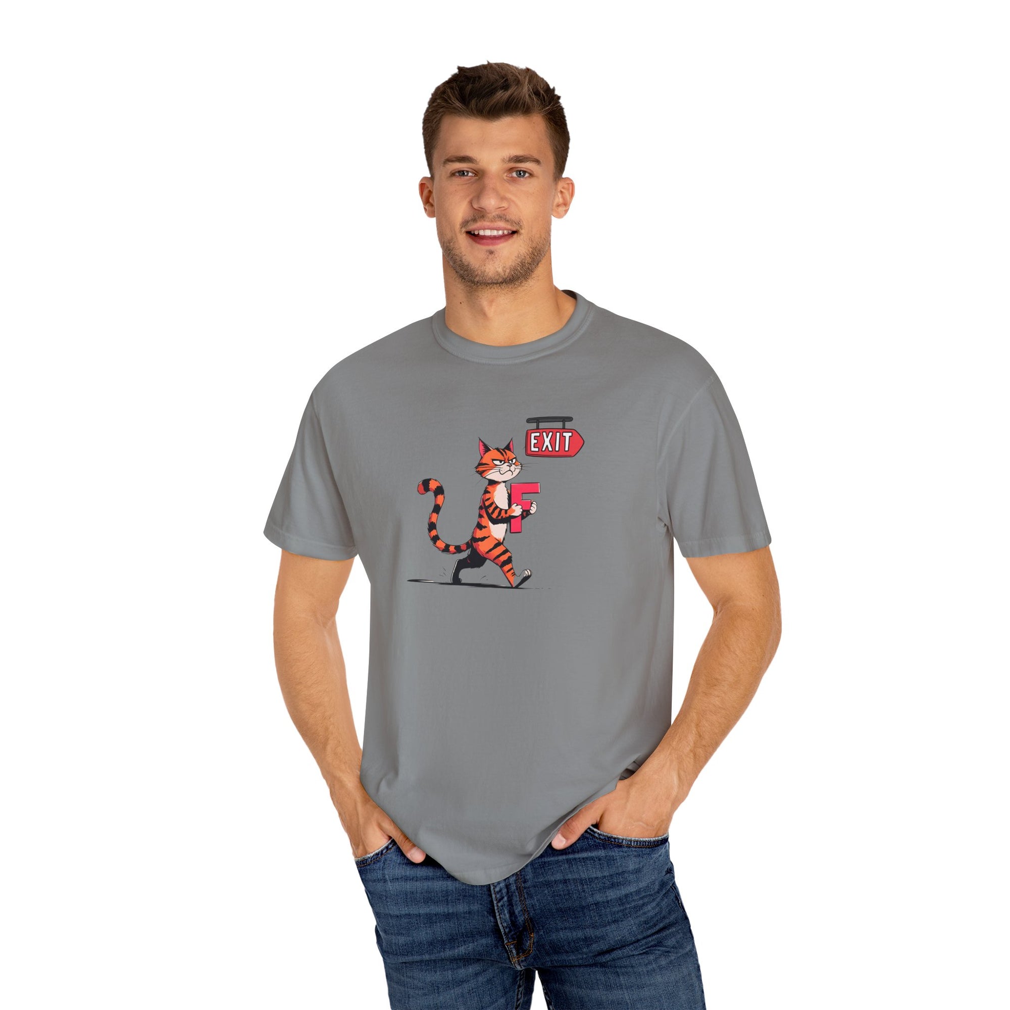 Getting the F Outta Here Unisex Garment-Dyed T-shirt