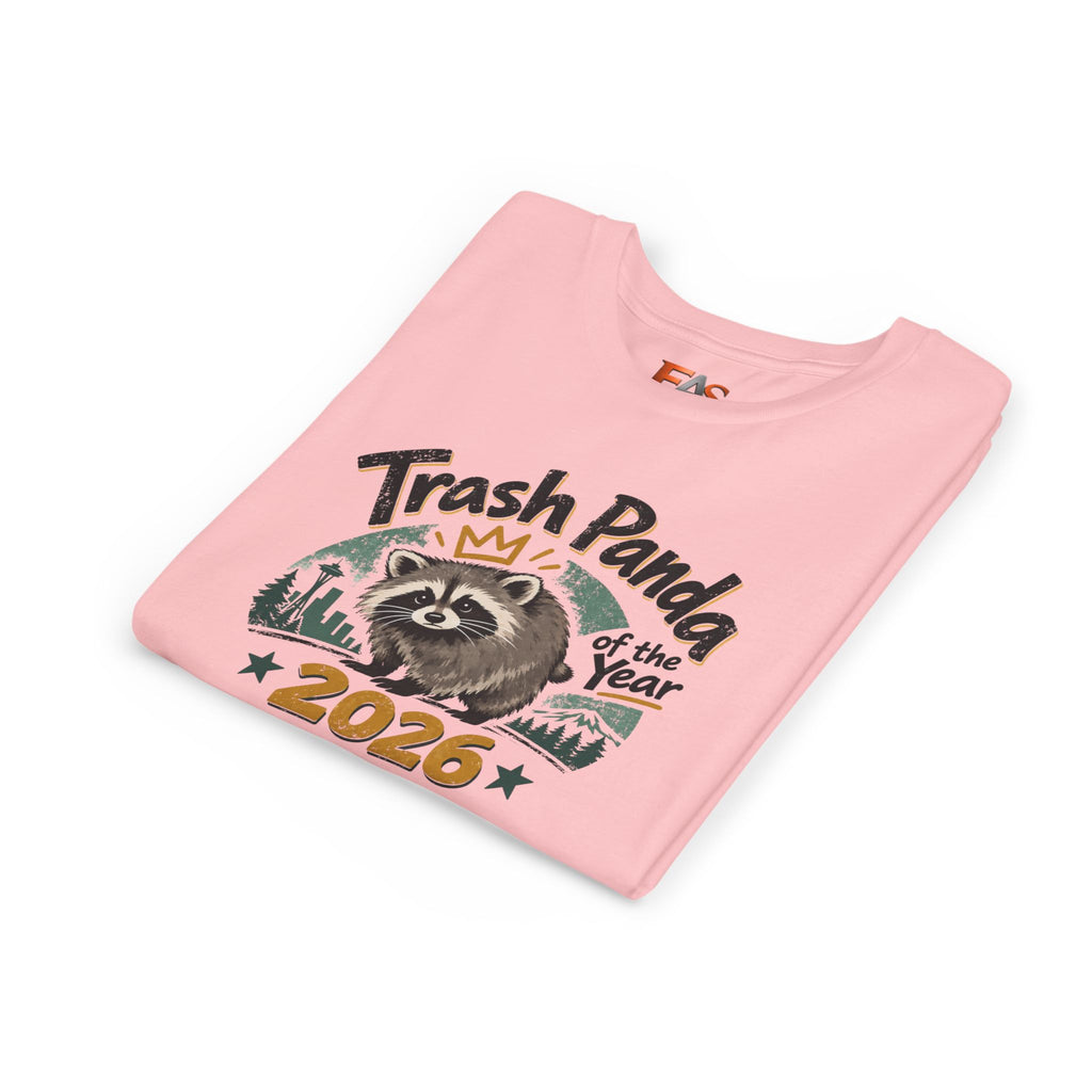 Trash Panda of the Year 2026 Youth T-Shirt | Jimothy-Inspired Raccoon Tee