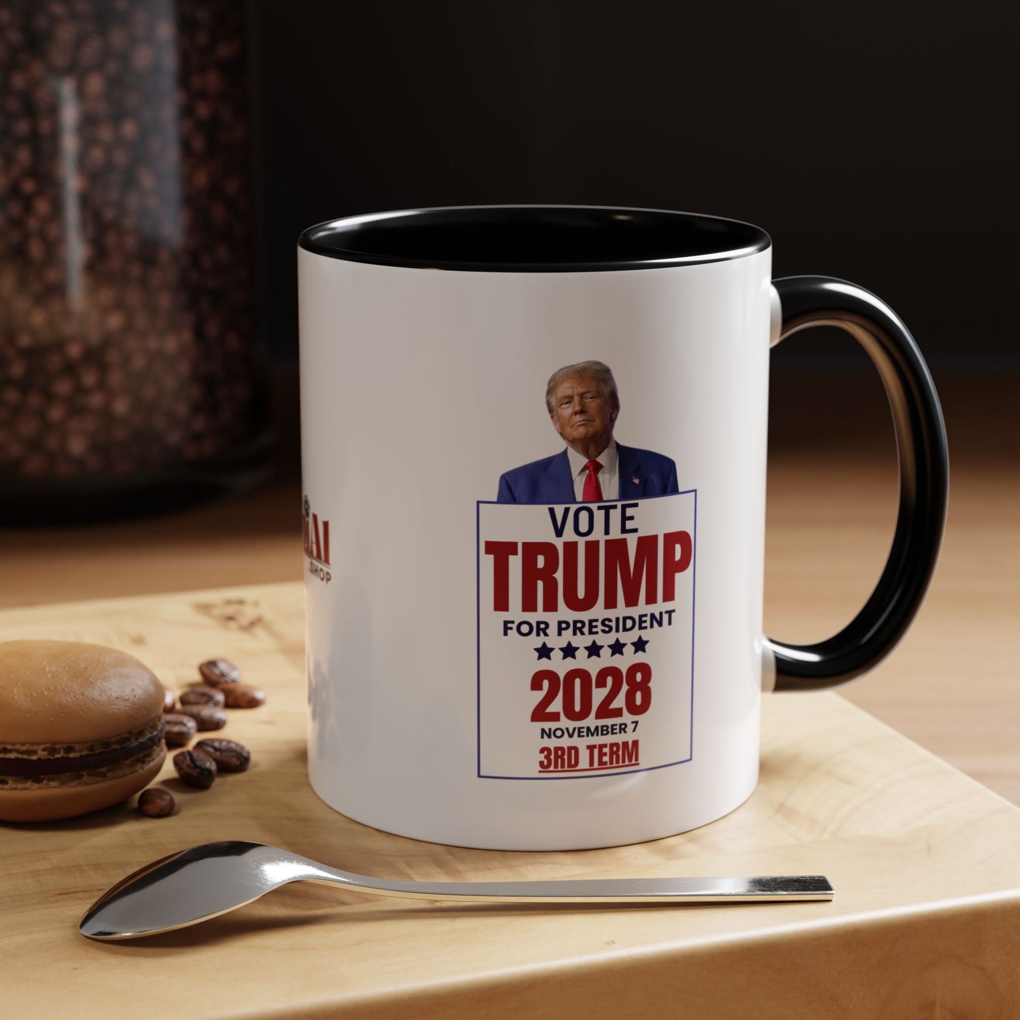 Vote Trump for President Coffee Mug – 11oz & 15oz Accent Mug for Political Enthusiasts