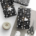 Cat Paw Scratch Gift Wrap – Black & White