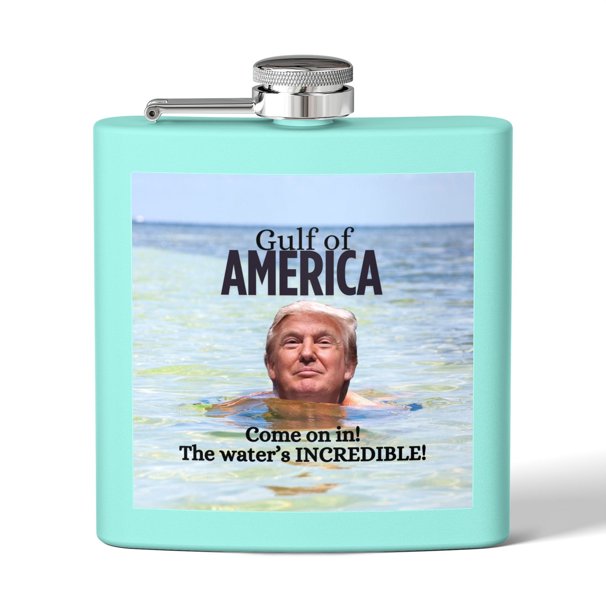Funny Stainless Steel Flask - American Gulf  - Perfect for Parties & Gifts