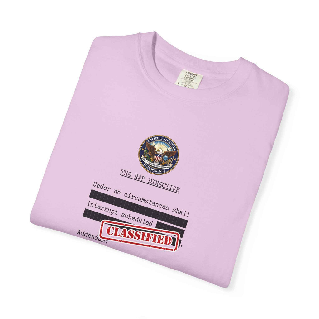 The Nap Directive Unisex T-Shirt – Official Rest Policy Graphic Tee