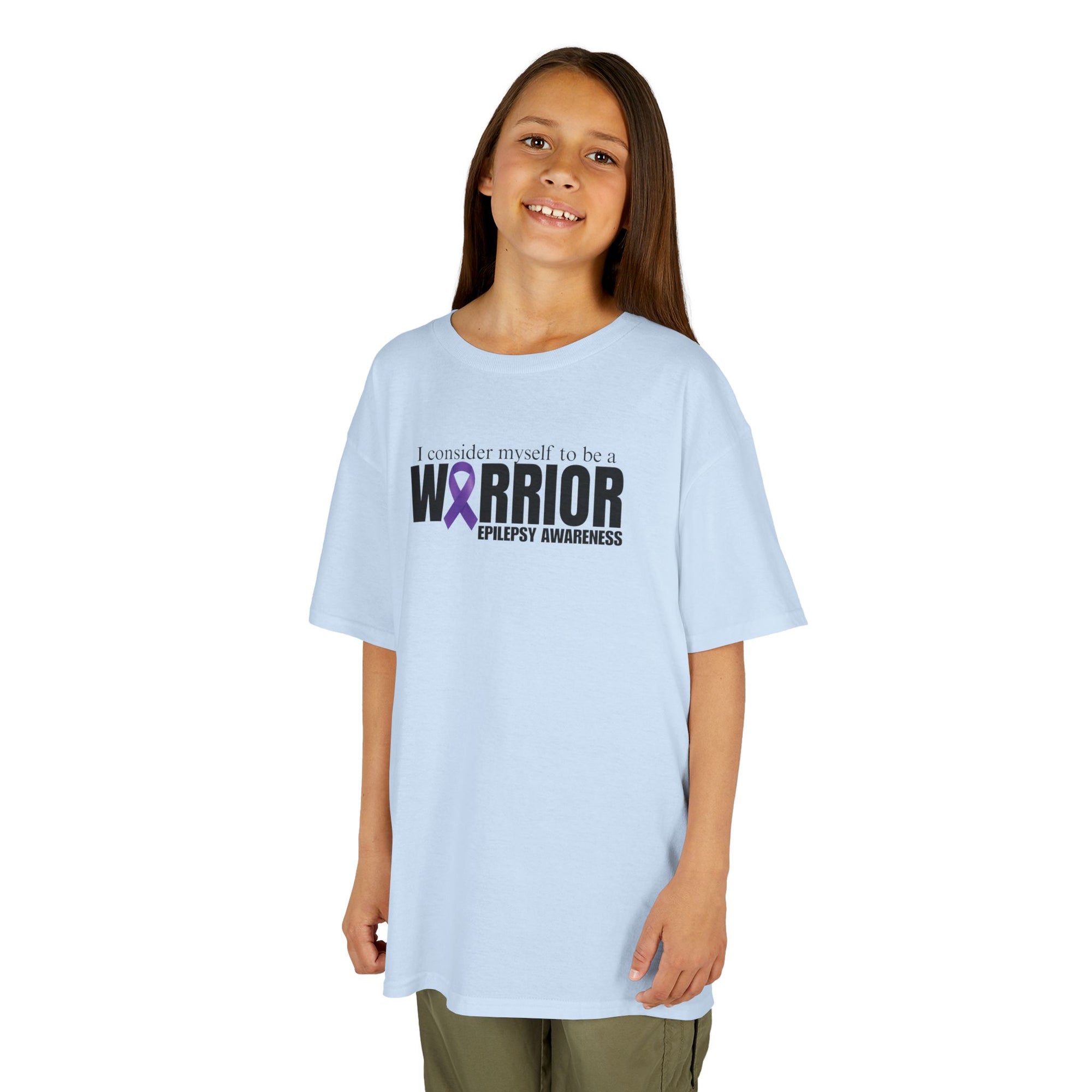 Kids Warrior Awareness Tee - Empowering Design for Epilepsy Awareness