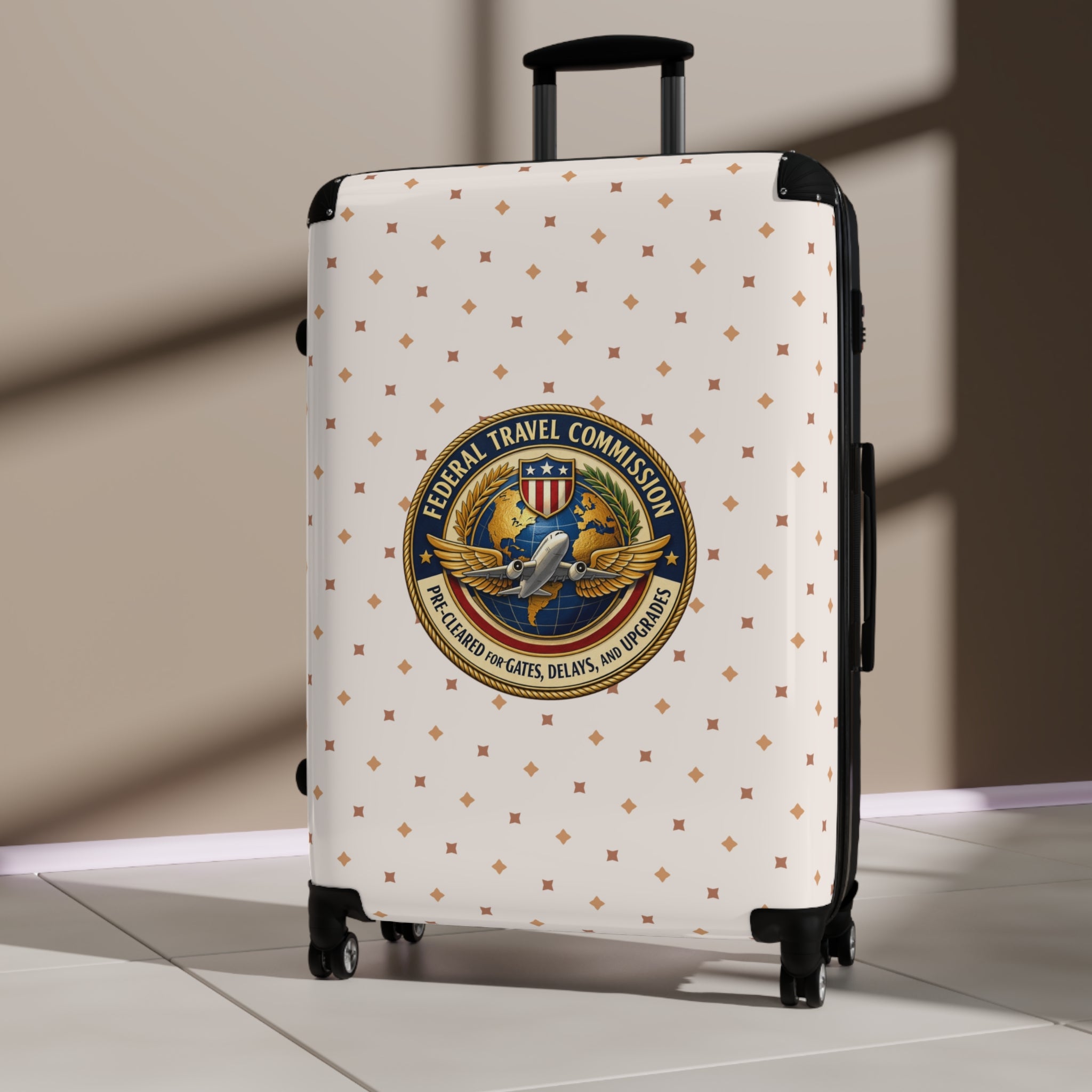 Federal Travel Commission Suitcase — Pre-Cleared for Chaos (and Upgrades)