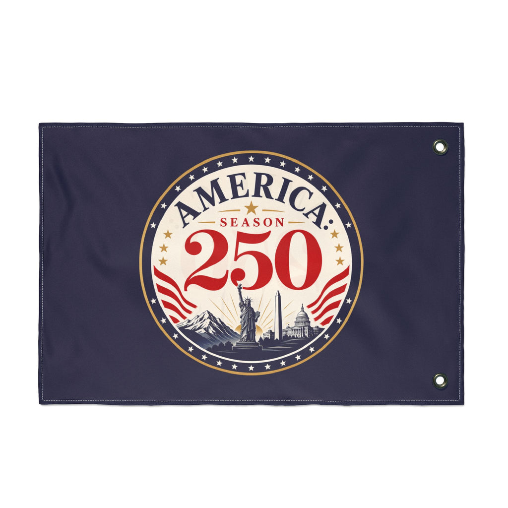 America 250 Season Flag | Patriotic Americana Double-Sided House Flag
