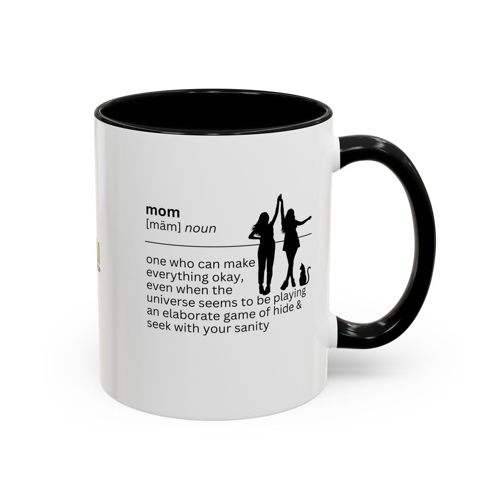 Mom Okay Accent Coffee Mug - Perfect Gift for Moms