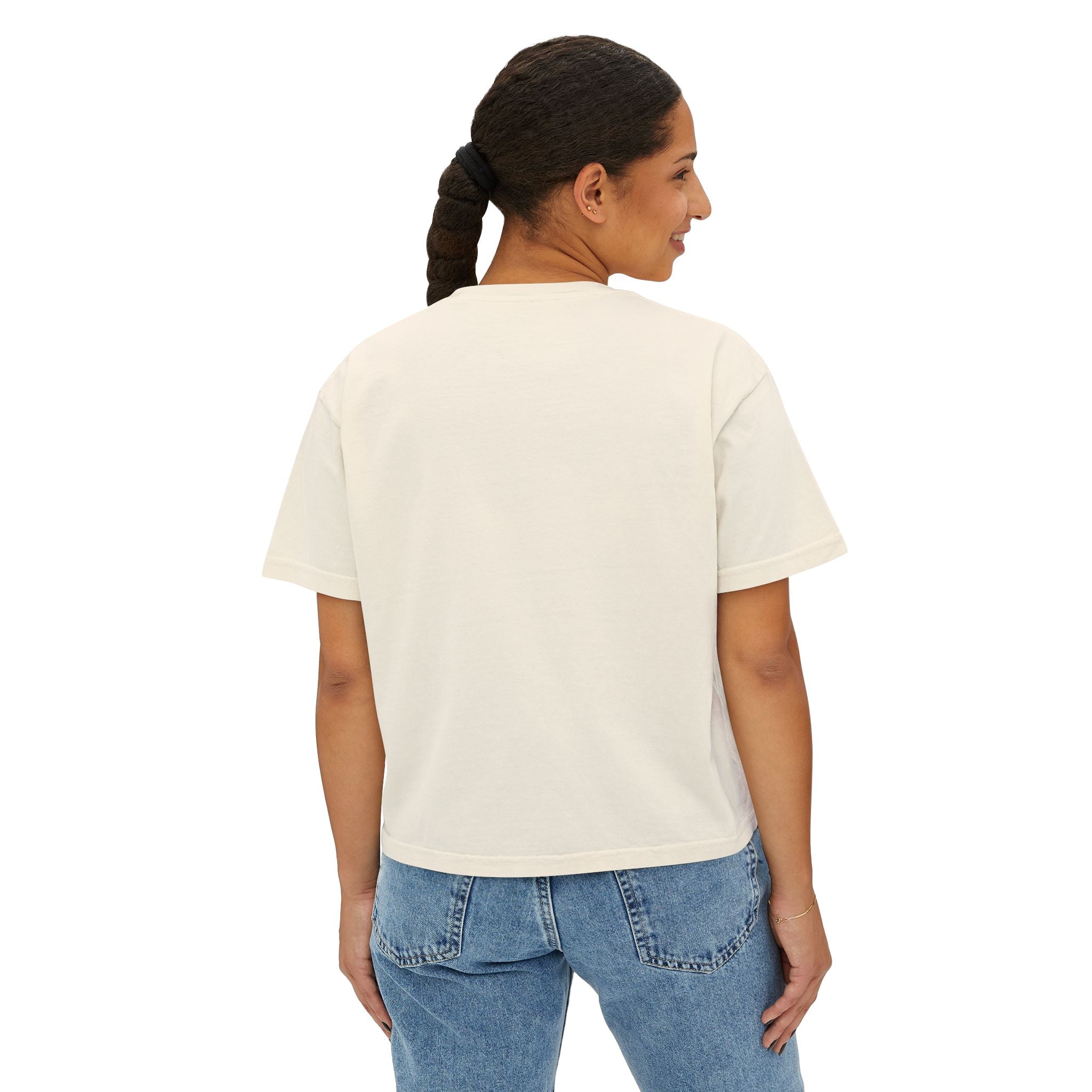 Neural Noise Boxy Crop T-Shirt | Abstract Brain Epilepsy Awareness Graphic Tee