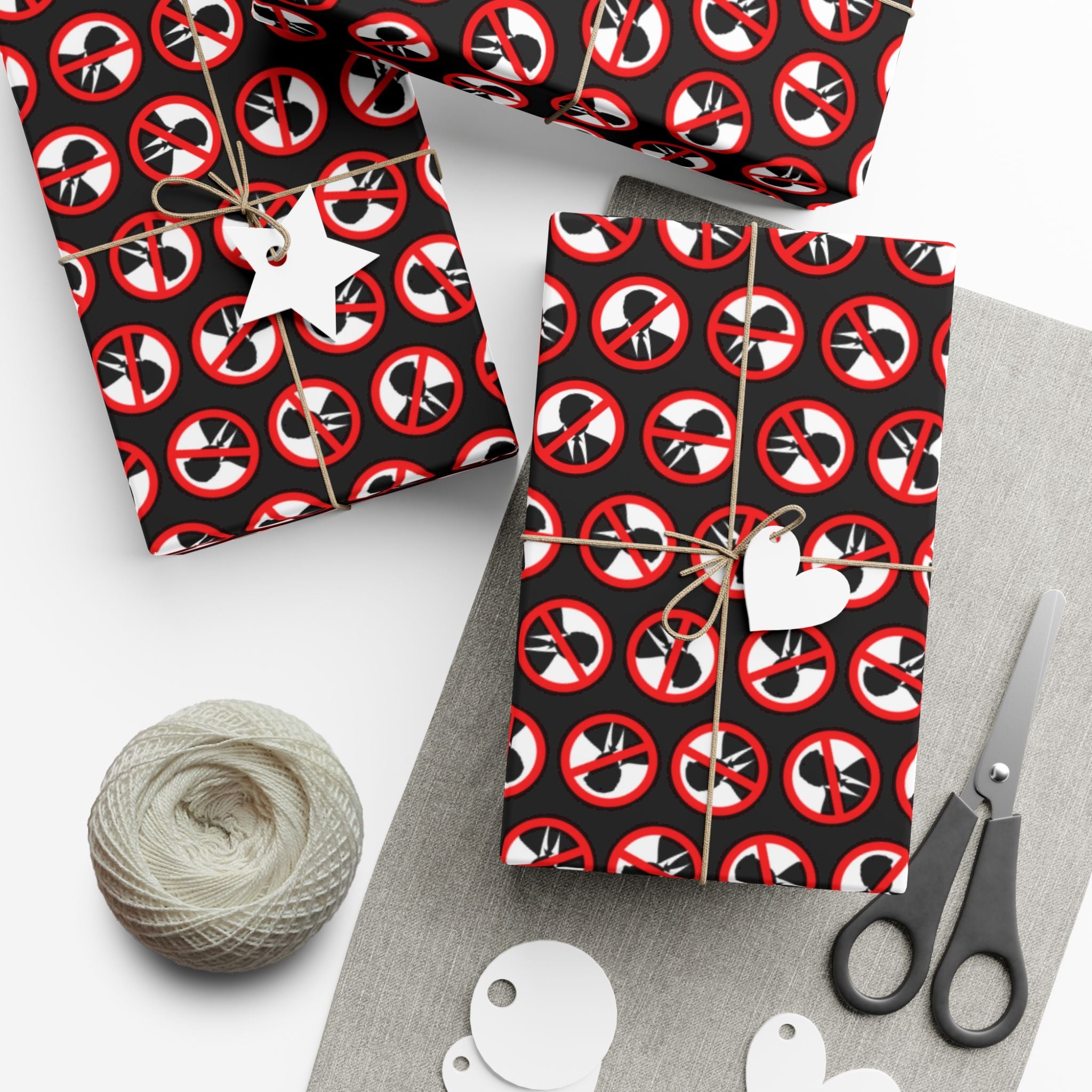 “Absolutely Not” Novelty Gift Wrap – Loud Opinions, Quiet Packaging