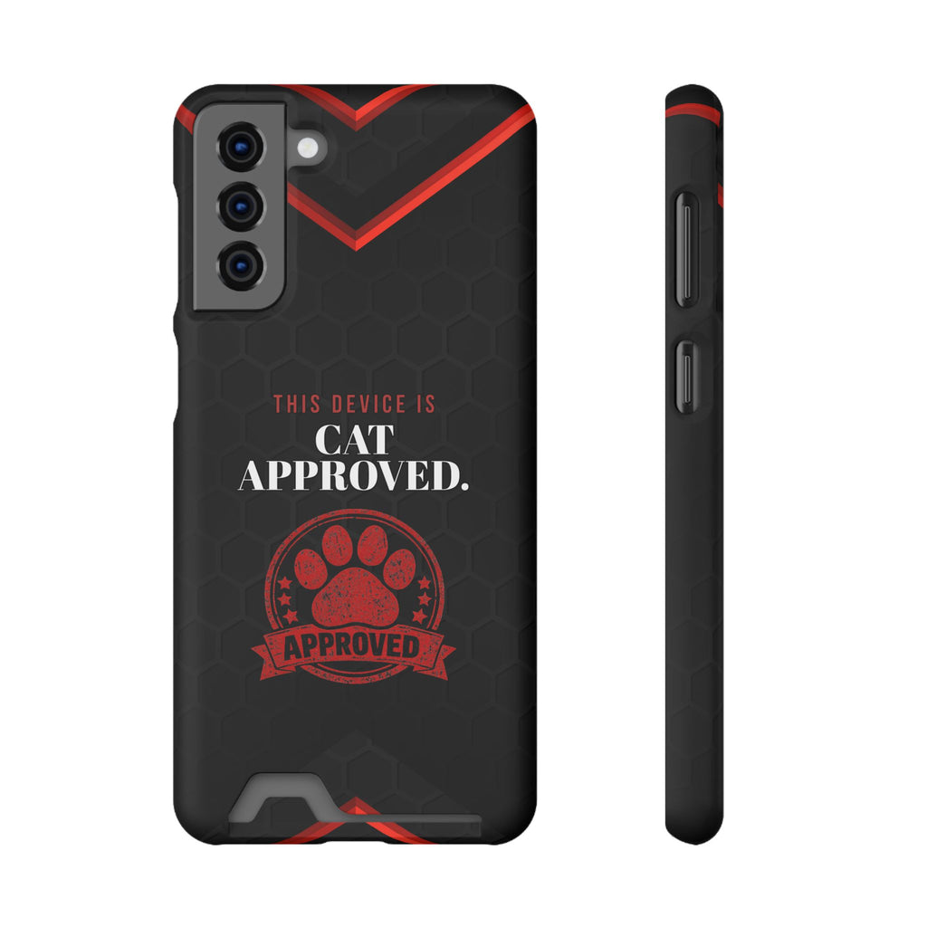 This Device Is Cat Approved iPhone Case – Paw Stamp Design