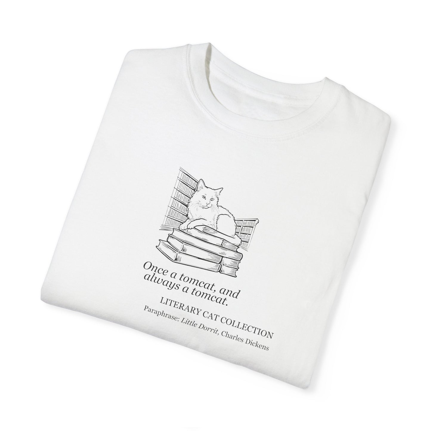 Literary Cat Unisex T-Shirt - Little Dorrit